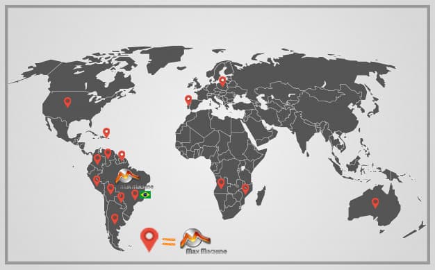 Mapa de alcance Max Machine
